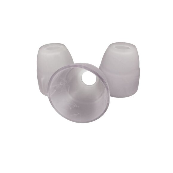 Lamp Bulb Cover, lilac lavender ombre frosted glass  lamp shade replacement ligh - Picture 4 of 12